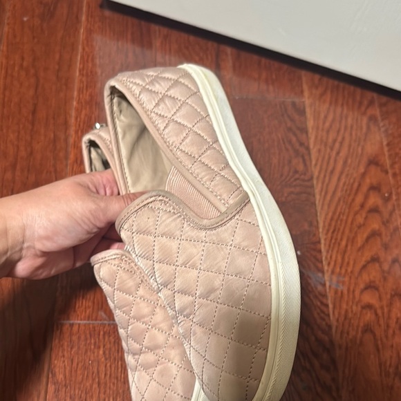 Steve Madden Tan Quilted Slip-On Sneakers - Picture 4 of 5